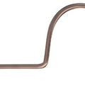 Thanh nối bát sen âm tường mạ đồng cổ Jaquar SHA-ACR-485