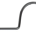 Thanh nối bát sen âm tường mạ đen chrome Jaquar SHA-BCH-485