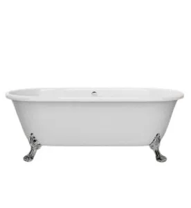 Bồn Tắm Độc Lập Có Chân Mạ Vàng Jaquar Queen's JBT-WHT-FSBTMAD1778G 1.7m