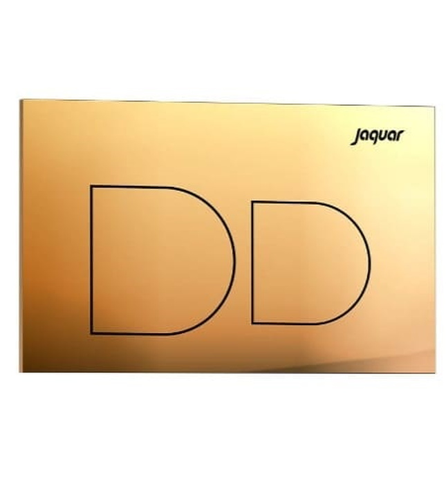 Mặt nạ nhấn xả D’arc mạ vàng sáng Jaquar JCP-GBP-372415