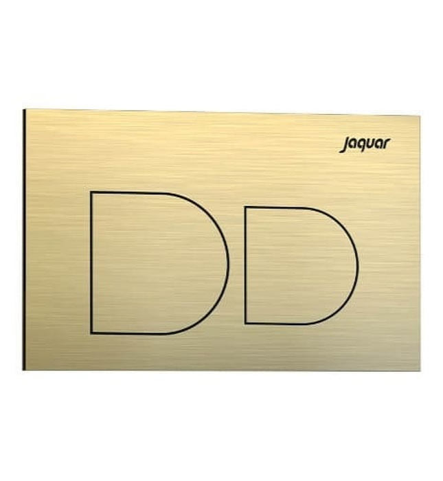 Mặt nạ nhấn xả D’arc mạ vàng mờ Jaquar JCP-GMP-372415