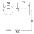 Tay sen tắm cầm tay mạ chrome Jaquar HSH-CHR-1937