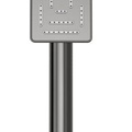 Tay sen tắm chữ nhật mạ đen chrome Jaquar HSH-BCH-1657