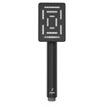 Tay sen tắm chữ nhật mạ đen mờ Jaquar HSH-BLM-1657