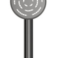 Tay sen tắm tròn một chức năng mạ đen chrome Jaquar HSH-BCH-1653