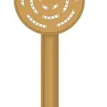 Tay sen tắm tròn một chức năng mạ vàng mờ Jaquar HSH-GMP-165