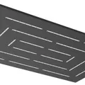 Bát sen cây chữ nhật mạ đen mờ Jaquar OHS-BLM-1637