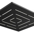 Bát sen cây hình vuông mạ đen mờ Jaquar OHS-BLM-1619