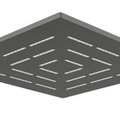 Bát sen cây hình vuông mạ than chì Jaquar OHS-grf-1629