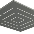 Bát sen cây hình vuông mạ than chì Jaquar OHS-GRF-1619