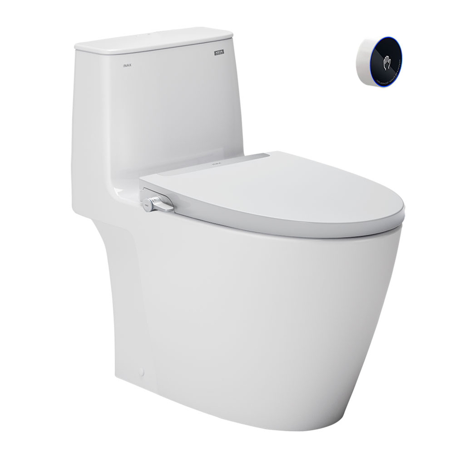 Bồn cầu 1 khối xả tự động nắp rửa cơ Inax ACT-902+CW-S32VN