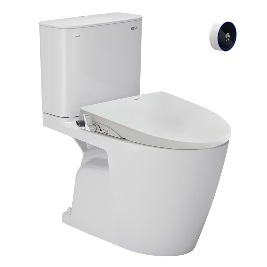 Bồn cầu 2 khối xả tự động nắp rửa cơ Inax ACT-602+CW-S15VN