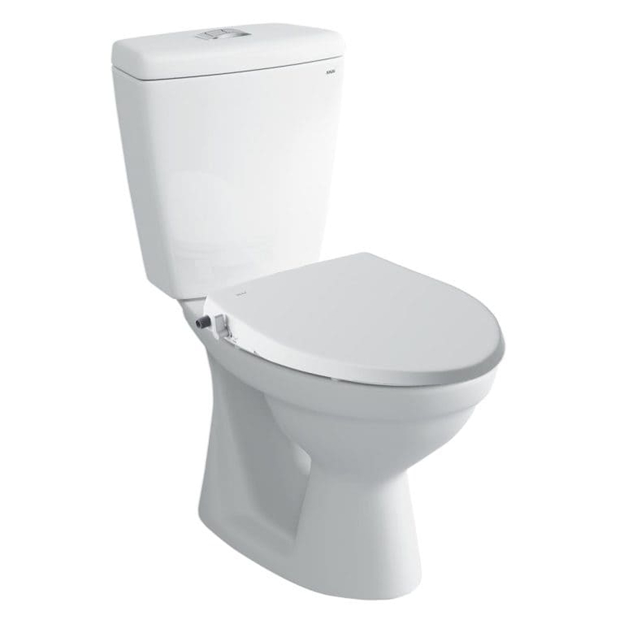 Bàn cầu 2 khối xả nhấn nắp rửa cơ Inax C-108A+CW-S15VN