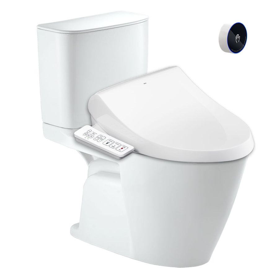 Bồn cầu 2 khối tự động xả nắp điện tử Inax ACT-602+CW-H17VN