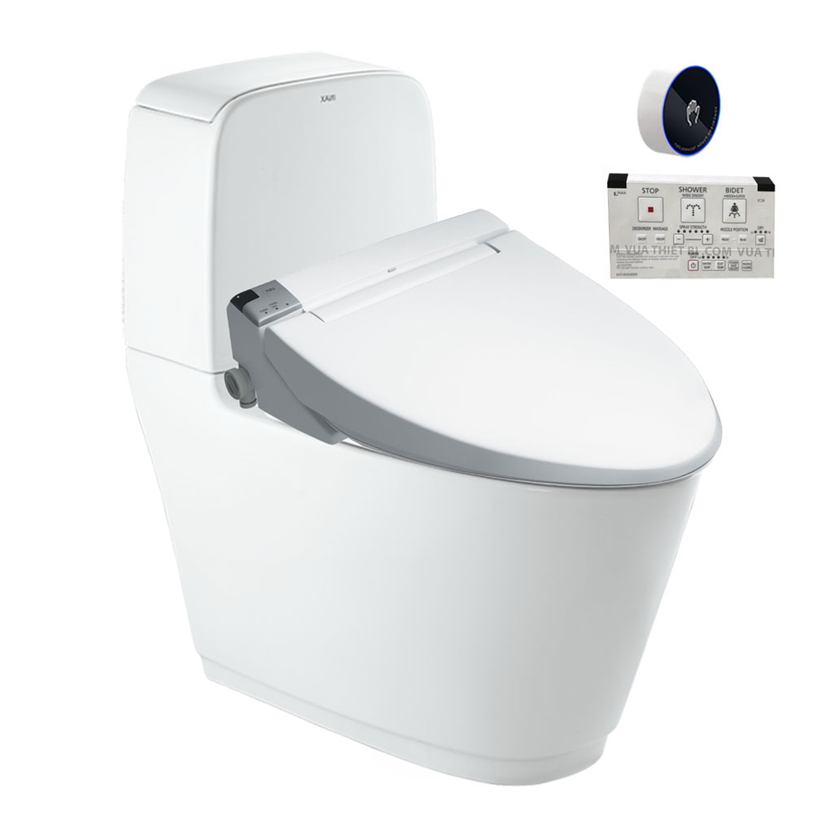 Bồn cầu 2 khối nắp điện tử xả tự động Inax ACT-832+CW-KA22AVN