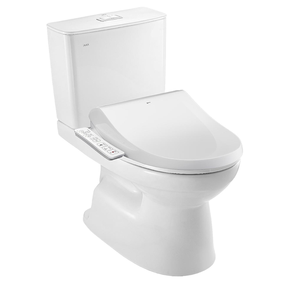 Bồn cầu 2 khối nắp điện tử Inax C-514A+CW-H18VN