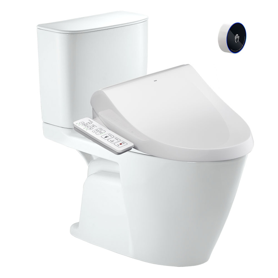 Bồn cầu 2 khối xả tự động nắp điện tử Inax ACT-602+CW-H18VN