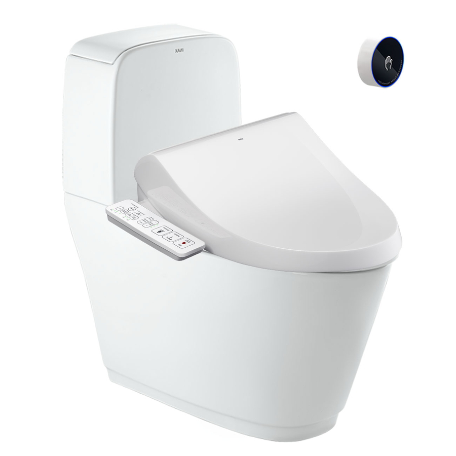 Bồn cầu 2 khối xả tự động nắp điện tử Inax ACT-832+CW-H18VN