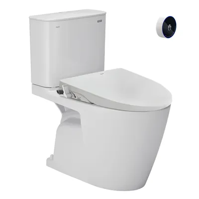 Bồn cầu 2 khối xả tự động nắp rửa cơ Inax ACT-602+CW-S15VN/BW1