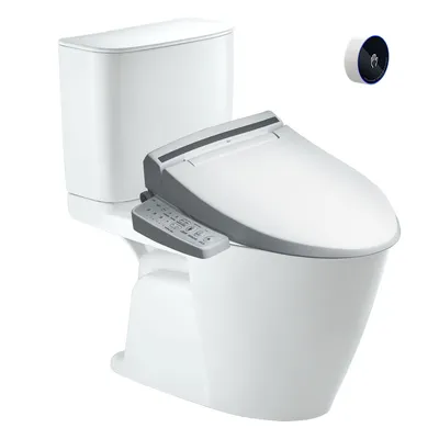 Bồn cầu 2 khối nắp điện tử xả tự động Inax ACT-602+CW-KB22AVN/BW1