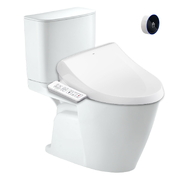 Bồn cầu 2 khối tự động xả nắp điện tử Inax ACT-602+CW-H17VN