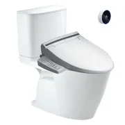 Bồn cầu 2 khối nắp điện tử xả tự động Inax ACT-602+CW-KB22AVN/BW1