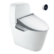 Bồn cầu 2 khối nắp điện tử xả tự động Inax ACT-832+CW-KB22AVN