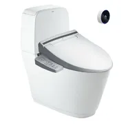 Bồn cầu 2 khối nắp điện tử xả tự động Inax ACT-832+CW-KB22AVN/BW1