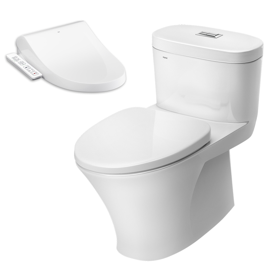 Bồn cầu 1 khối nắp điện tử Inax AC-959A+CW-H17VN