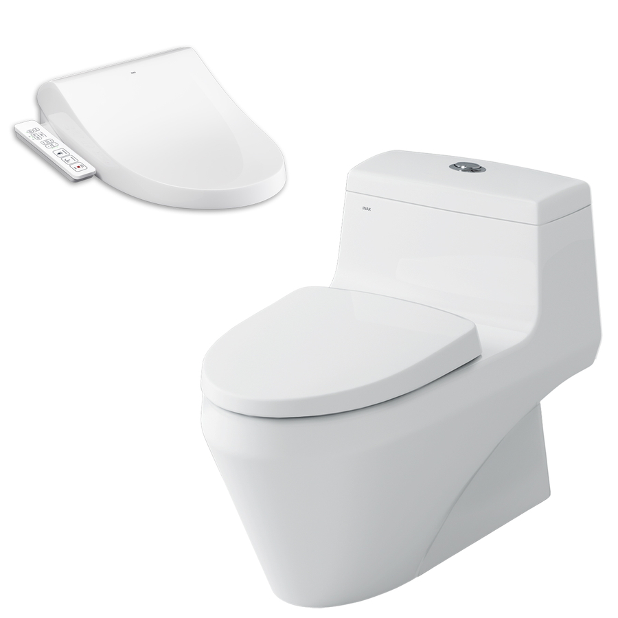 Bồn cầu 1 Khối nắp rửa điện tử Inax AC-1035+CW-H17VN