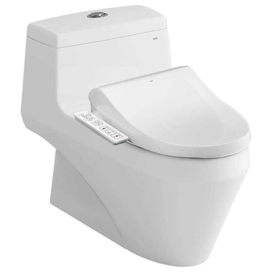 Bồn cầu 1 Khối nắp rửa điện tử Inax AC-1035+CW-H18VN