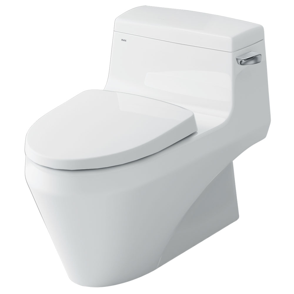 Bàn cầu 1 khối tay gạt phải nắp êm Inax AC-1135VN