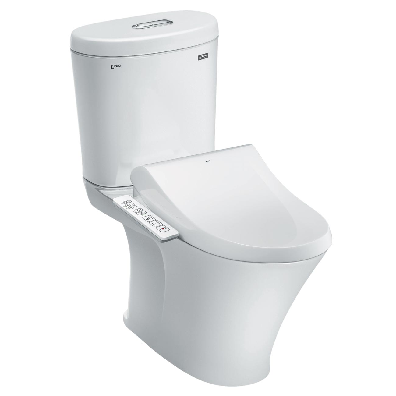 Bồn Cầu 2 Khối Nắp Điện Tử Inax AC-700A+CW-H17VN