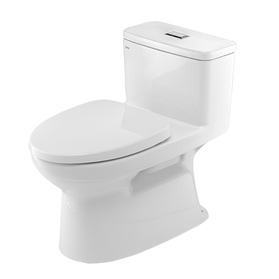 Bàn cầu 1 khối nắp êm xả nhấn Inax C-969VN/BW1