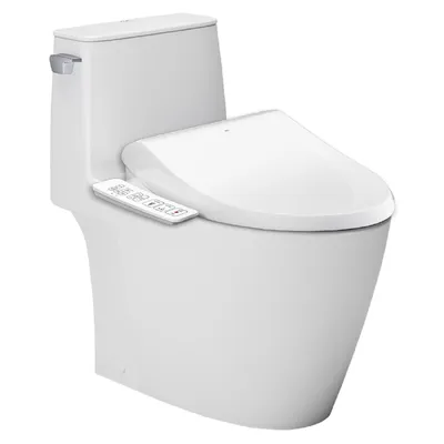 Bồn Cầu 1 khối Nắp Điện Tử Inax AC-912+CW-H17VN/BW1