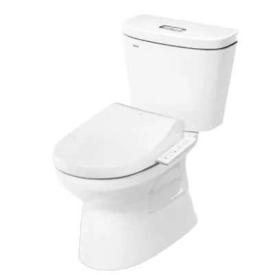Bồn cầu 2 khối nắp điện tử Inax C-306A+CW-H18VN/BW1