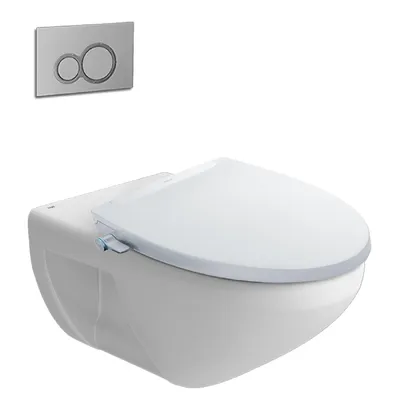 Bồn cầu âm tường nắp rửa cơ Inax AC-23P+CW-S32VN/BW1