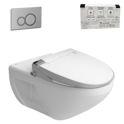 Bồn cầu treo tường nắp điện tử Inax AC-23P+CW-KA22AVN
