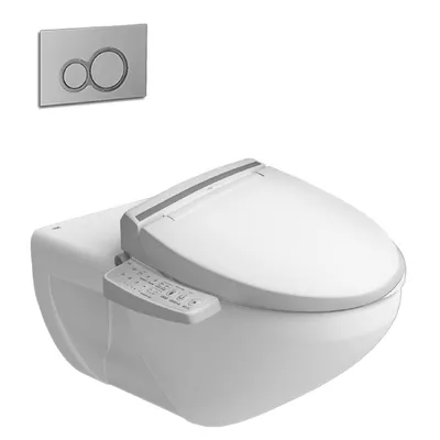 Bồn cầu treo tường nắp rửa điện tử Inax AC-23P+CW-KB22AVN/BW1
