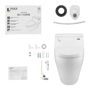 Bàn cầu 1 khối nắp êm xả nhấn Inax AC-1035VN
