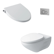 Bàn cầu âm tường nắp rửa cơ Inax AC-23P+CW-S15VN