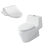 Bồn cầu 1 Khối nắp rửa điện tử Inax AC-1035+CW-H18VN