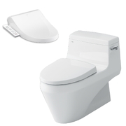 Bồn cầu 1 Khối nắp rửa điện tử Inax AC-1135+CW-H17VN