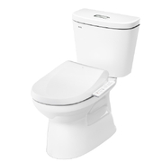 Bồn cầu 2 khối nắp điện tử Inax C-306A+CW-H18VN