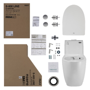 Bàn cầu 1 khối nắp êm xả nhấn Inax AC-1052VN