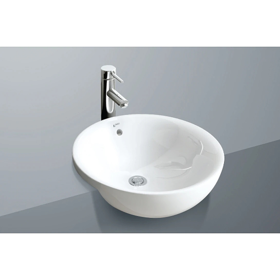Chậu rửa mặt bán âm bàn đá tròn Inax L-333V 