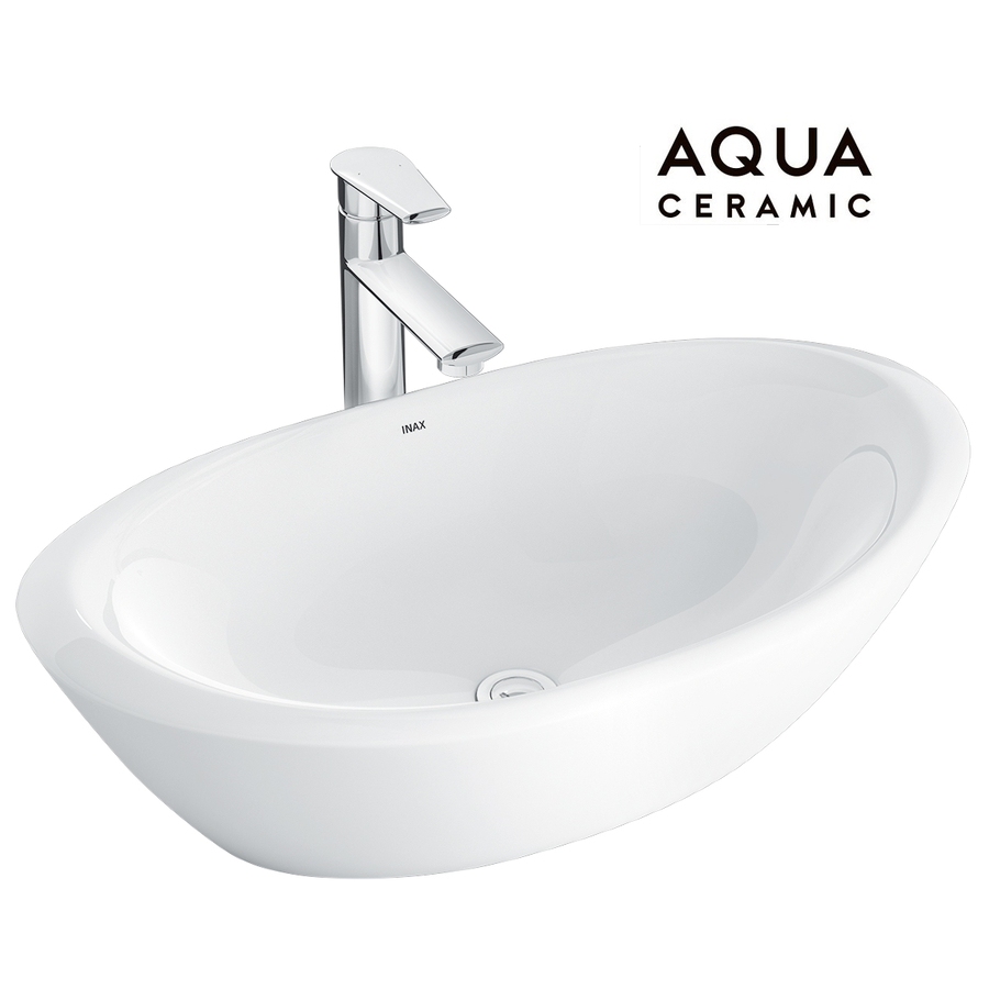 Chậu rửa mặt đặt bàn ovan Inax AL-465V