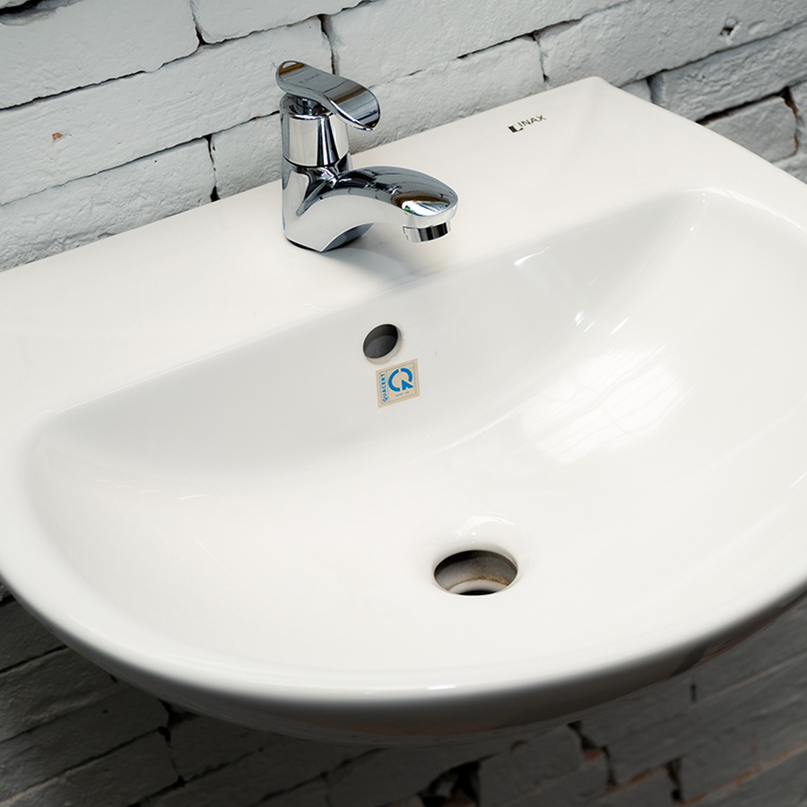 Chậu rửa mặt treo tường 1 lỗ Inax L-285VFC