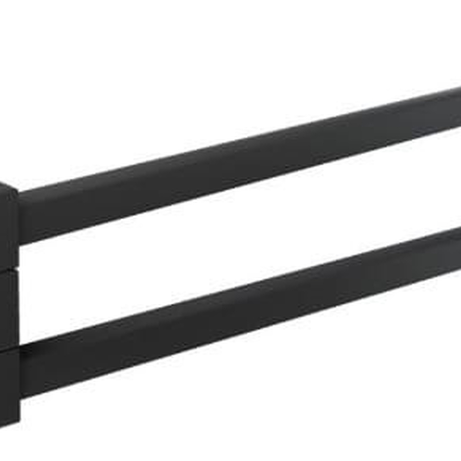 Giá treo khăn xoay Ấn Độ mạ đen mờ Jaquar AKP-BLM-35715PS