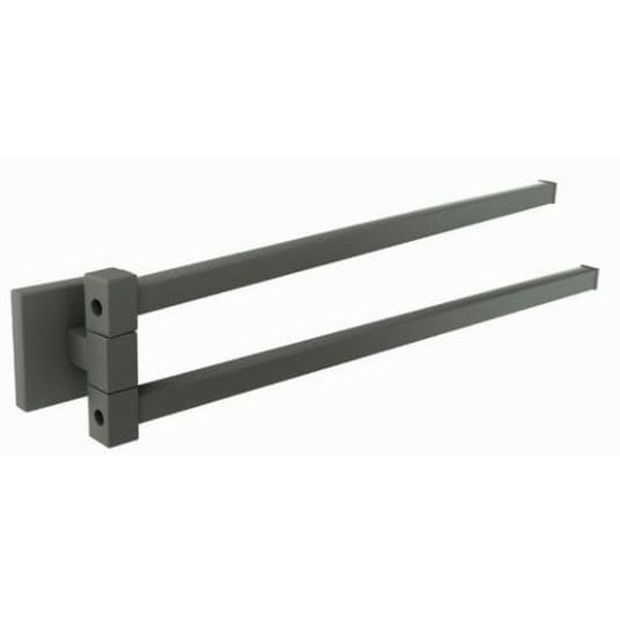 Giá treo khăn xoay Ấn Độ mạ than chì Jaquar AKP-GRF-35715PS